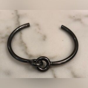 🧹🔥Giles & Brother - Skinny Archer Cuff in Gunmetal